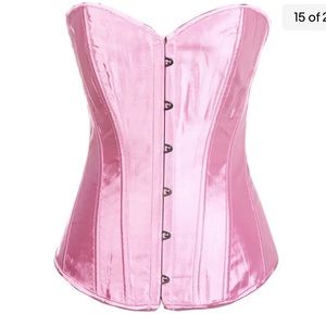 Pink Boned Corset